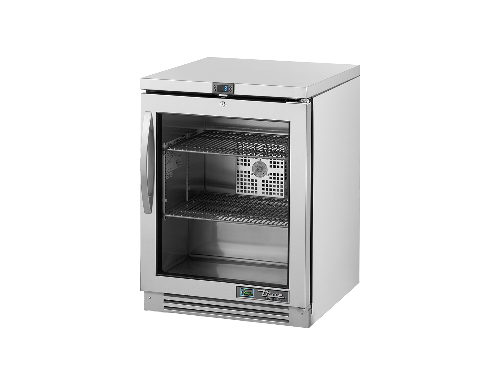 TRUE 1 Right-Hinged Glass Door Undercounter Refrigerator 610mm Width - TUC-24G-HC-FGD01 RH
