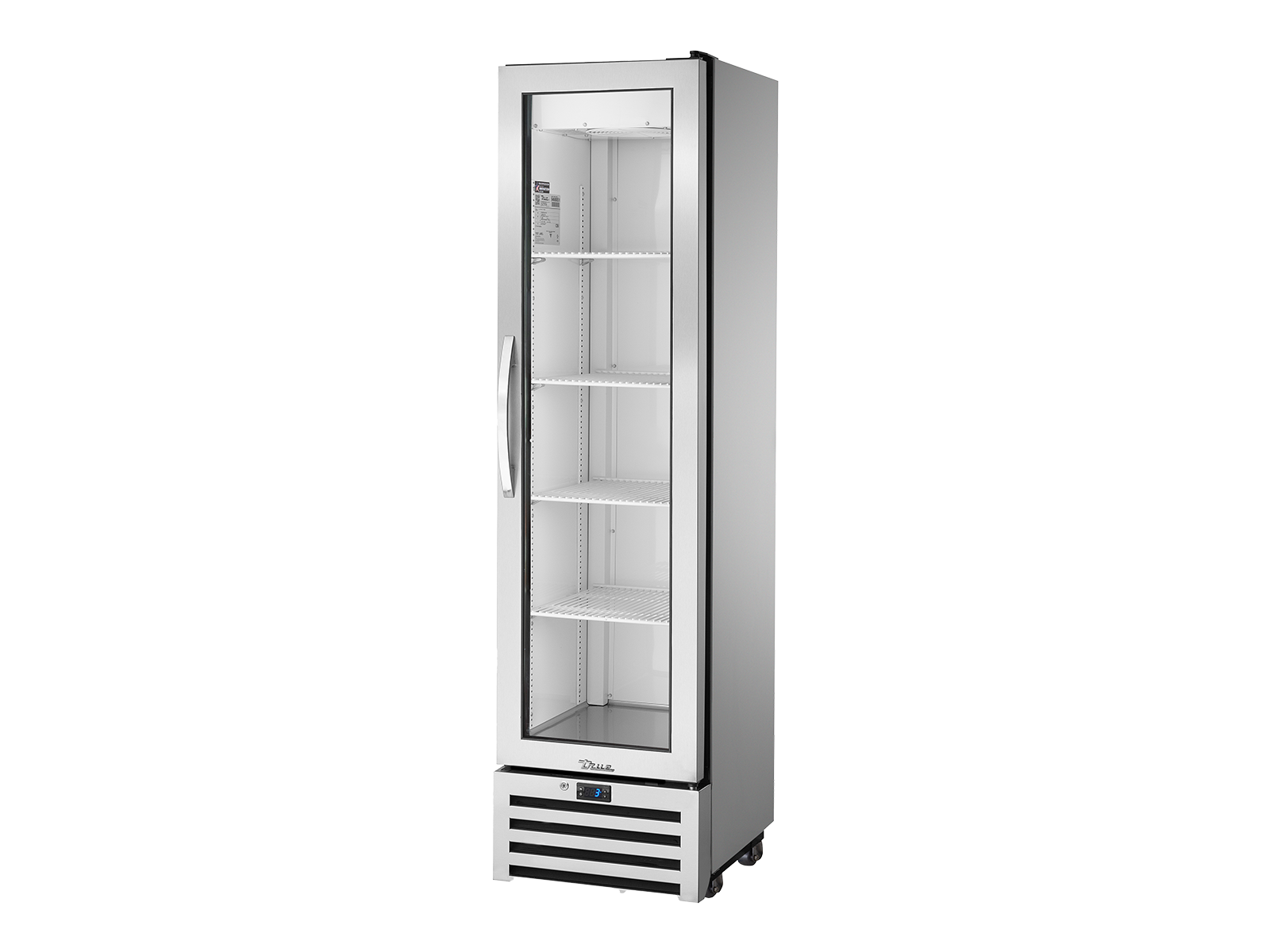 TRUE Reach-In 1 Right-Hinged Glass Swing Door Refrigerator - T-11G-HC-FGD01 RH