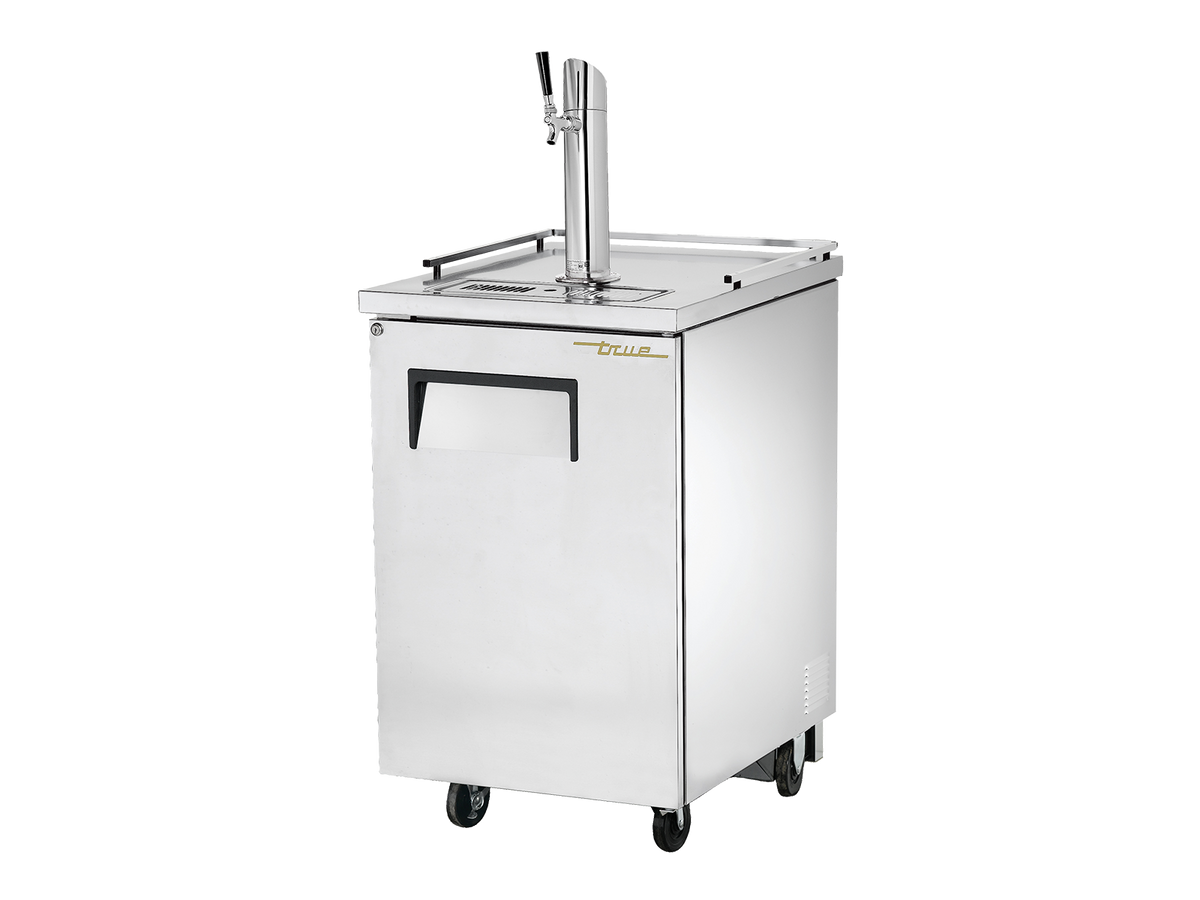 TRUE Solid Swing Door Stainless Steel Direct Draw Beer Dispenser - TDD-1-S-HC