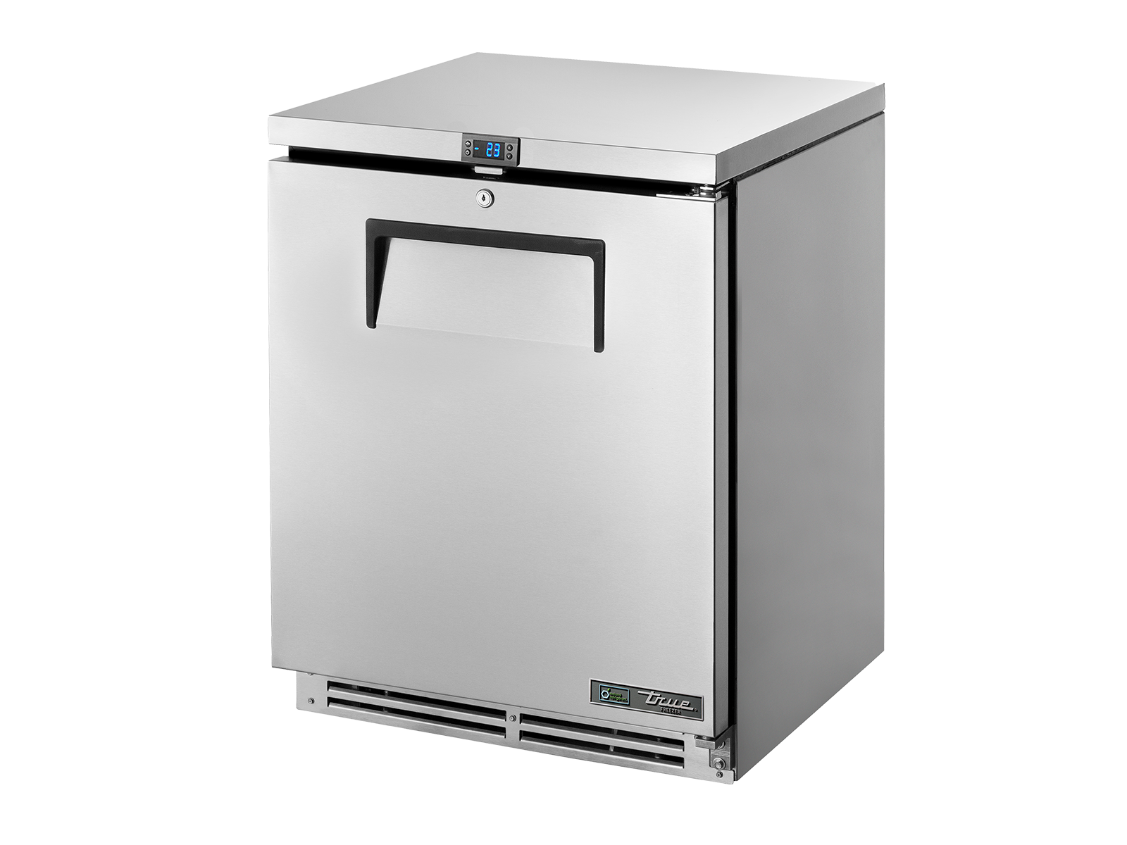 TRUE 1 Solid Door Left-Hinged Solid Door Undercounter Freezer - TUC-24F-HC-LH