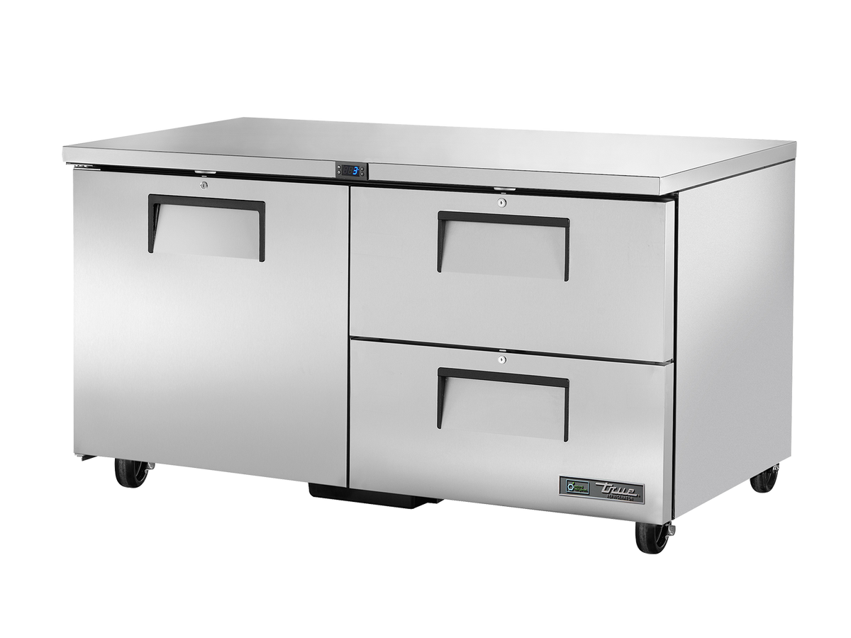 TRUE 2 Drawer 1 Door Undercounter Refrigerator - TUC-60D-2-HC