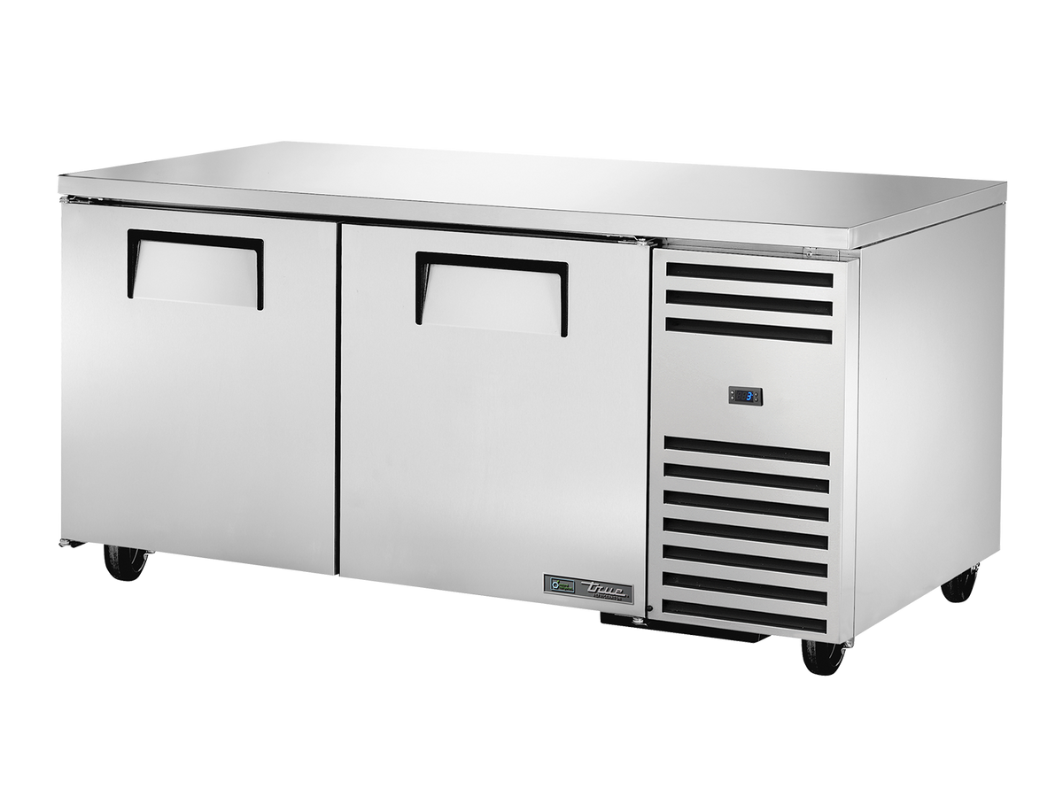 TRUE 2 Solid Door Undercounter Refrigerator - TUC-67-HC