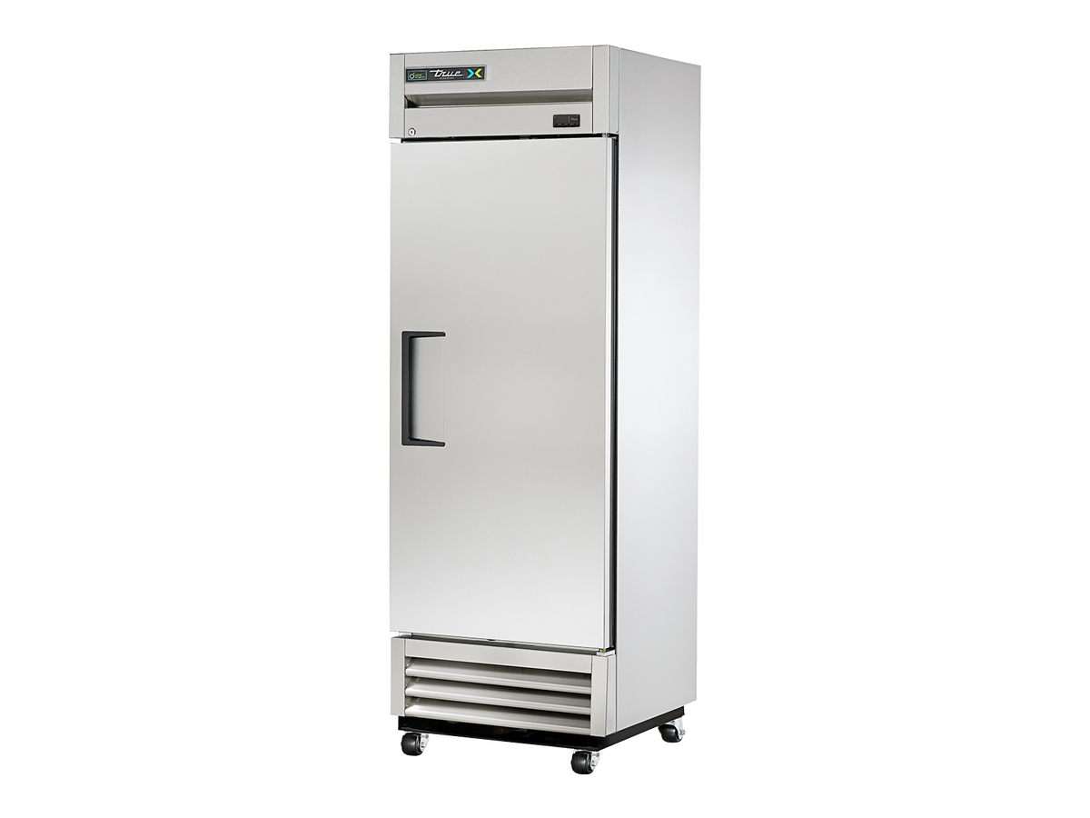 TRUE 1 Reach-In Solid Swing Door Flex Temp Refrigerator 680mm Width - T-19F-FLX-HC