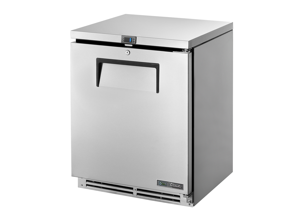 TRUE 1 Left-Hinged Solid Door Undercounter Refrigerator - TUC-24-HC LH