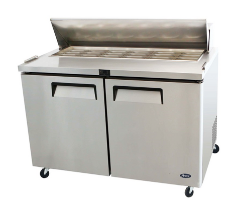 Atosa 2 Door Sandwich Prep Table Fridge - 1225mm