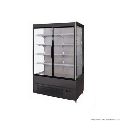 Ex-showroom: Bonvue 4 Shelves Open Chiller with Tempered Glass Doors OD-1580P-NSW1687