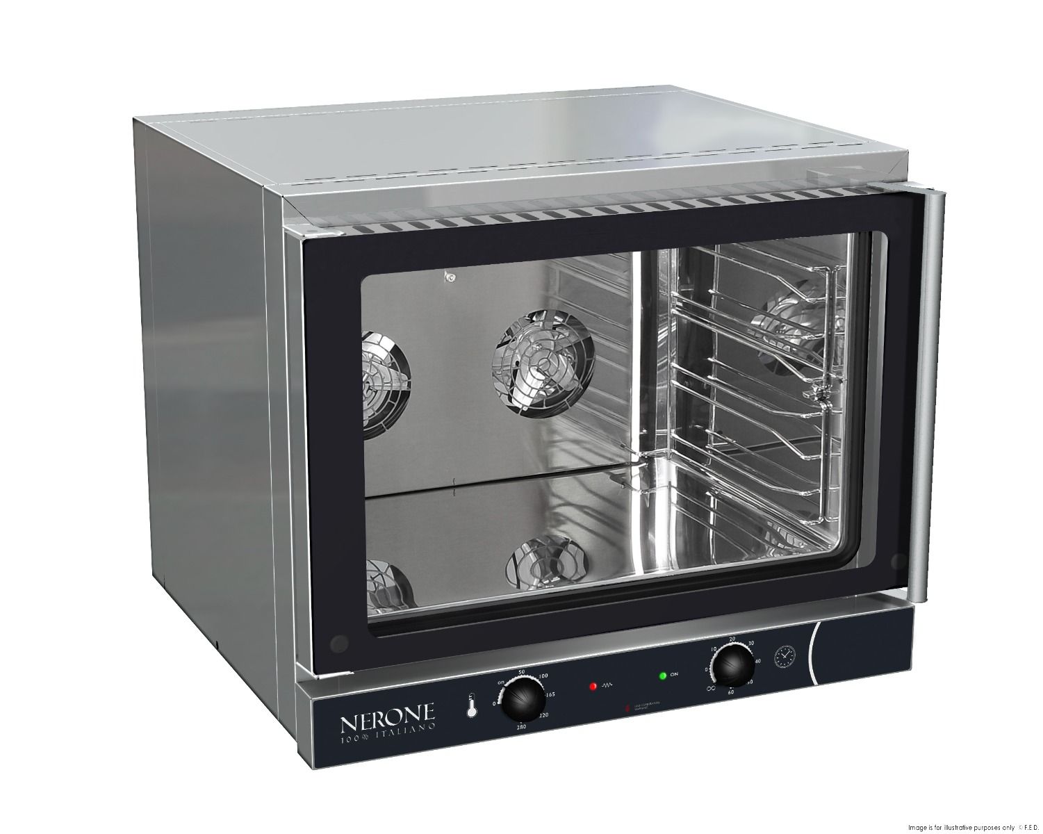 Tecnodom By Fhe 4X1/1GN Tray Convection Oven TDE-4CGN