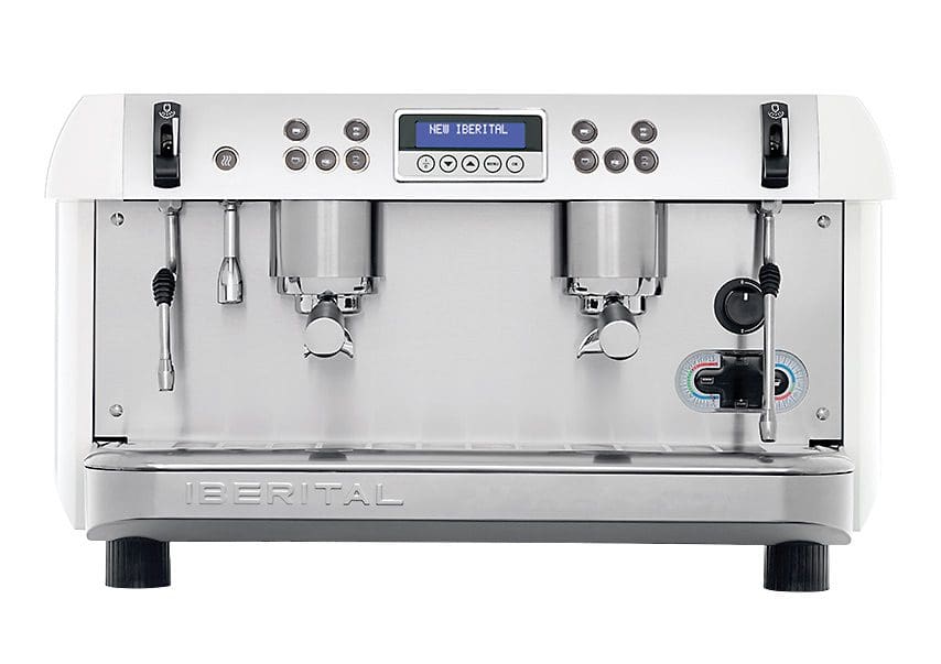 Iberital - 2 Group Commercial Espresso Machine - White