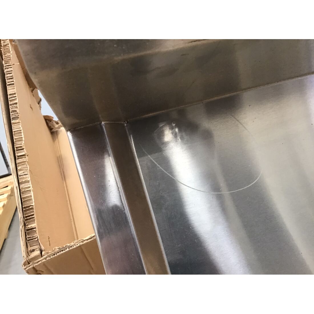 2NDs: Right Inlet Double Sink Dishwasher Bench DSBD7-2400R/A-NSW1516