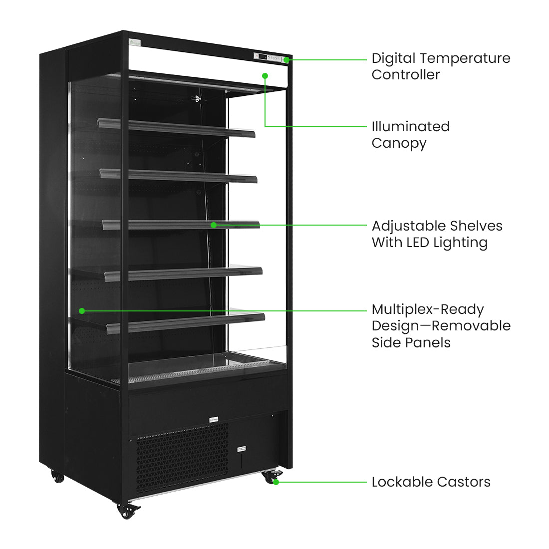 Thermaster Supermarket Open Beverage Display OC-915B