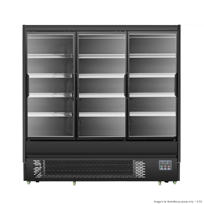 Ex-showroom: Bonvue 4 Shelves Open Chiller with Tempered Glass Doors OD-2080P-NSW1704