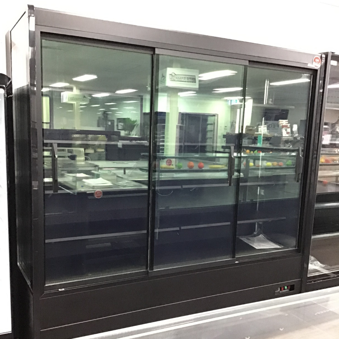 CLEARANCE - Bonvue 4 Shelves Open Chiller with Tempered Glass Doors - OD-2080P-VIC963