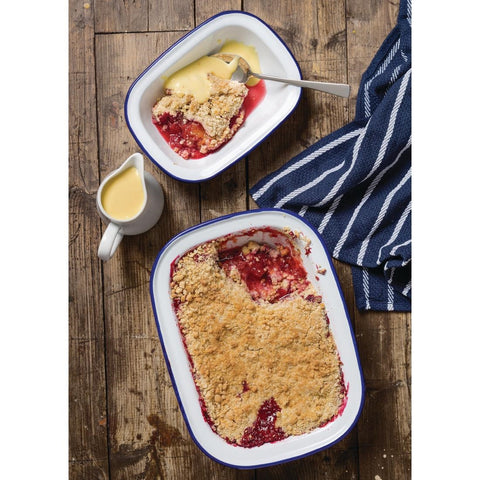 Olympia Enamel Dish Rectangular 280 x 190mm - GM510