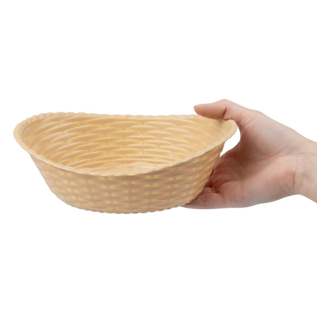 Olympia Kristallon Oval Polypropylene Basket - P017