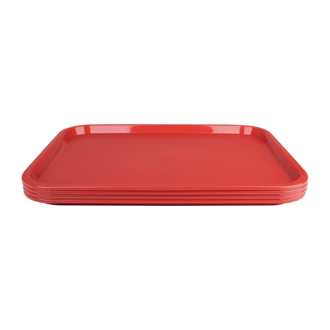 Olympia Kristallon Polypropylene Foodservice Tray 305 x 415mm Red - P504