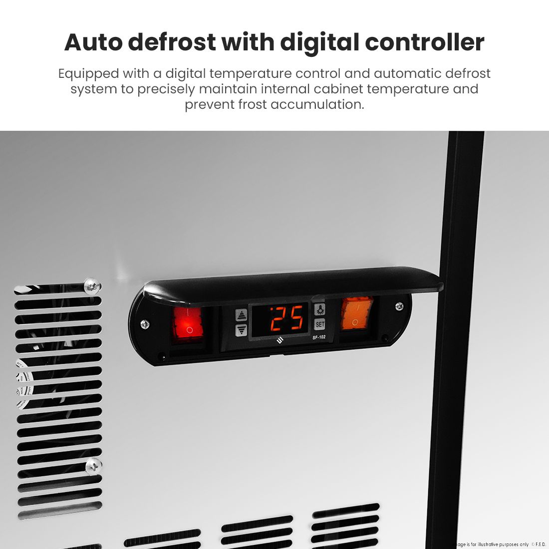 Thermaster Cold Salad & Noodle Bar 6x1/1 GN Pans PG210FA-XG