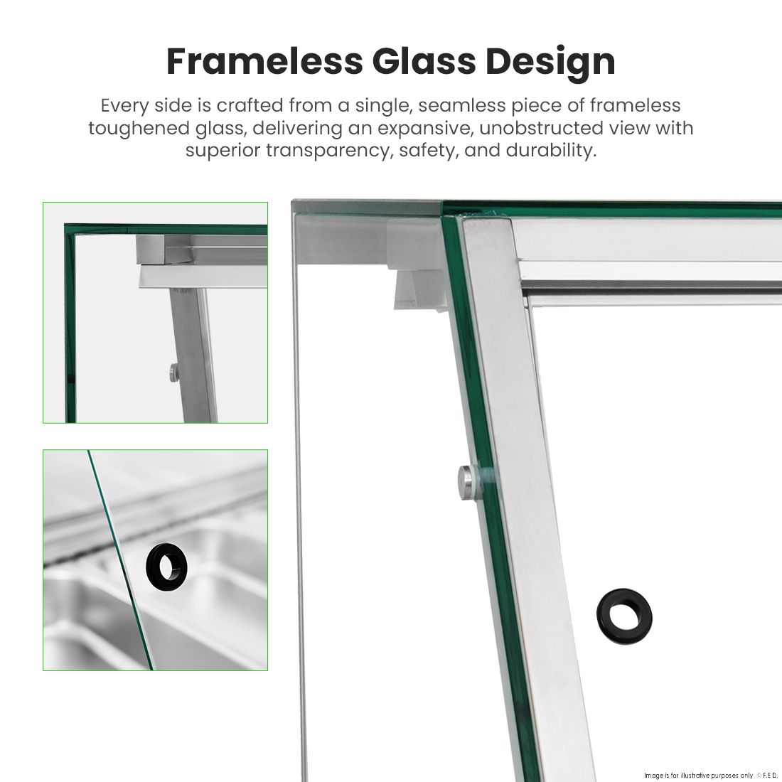 Thermaster Cold Salad & Noodle Bar 6x1/1 GN Pans PG210FA-XG