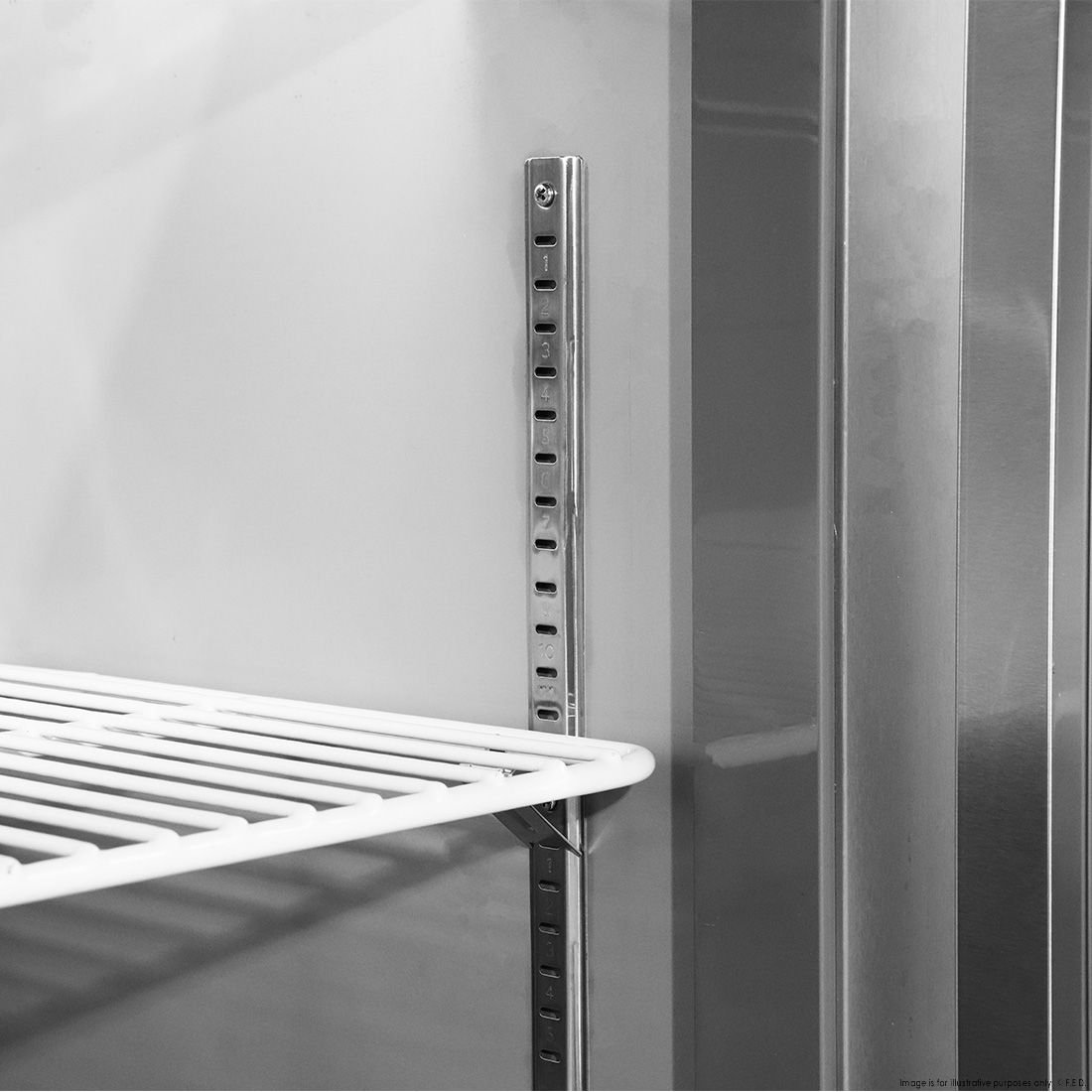 Thermaster Two Door Cold Bench Salad Station 4X1/1 GN Pans PG150FA-XB