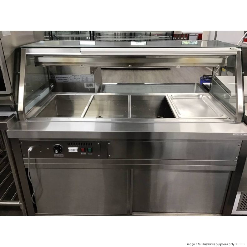 2NDs: Thermaster Wet and Dry Bain Marie Display 4x1/1 GN Pans - Pg150fe-xg-VIC547