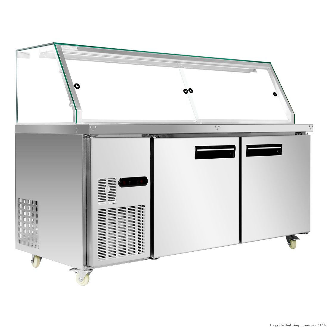 Thermaster Cold Salad & Noodle Bar 5x1/1 GN Pans PG180FA-XG