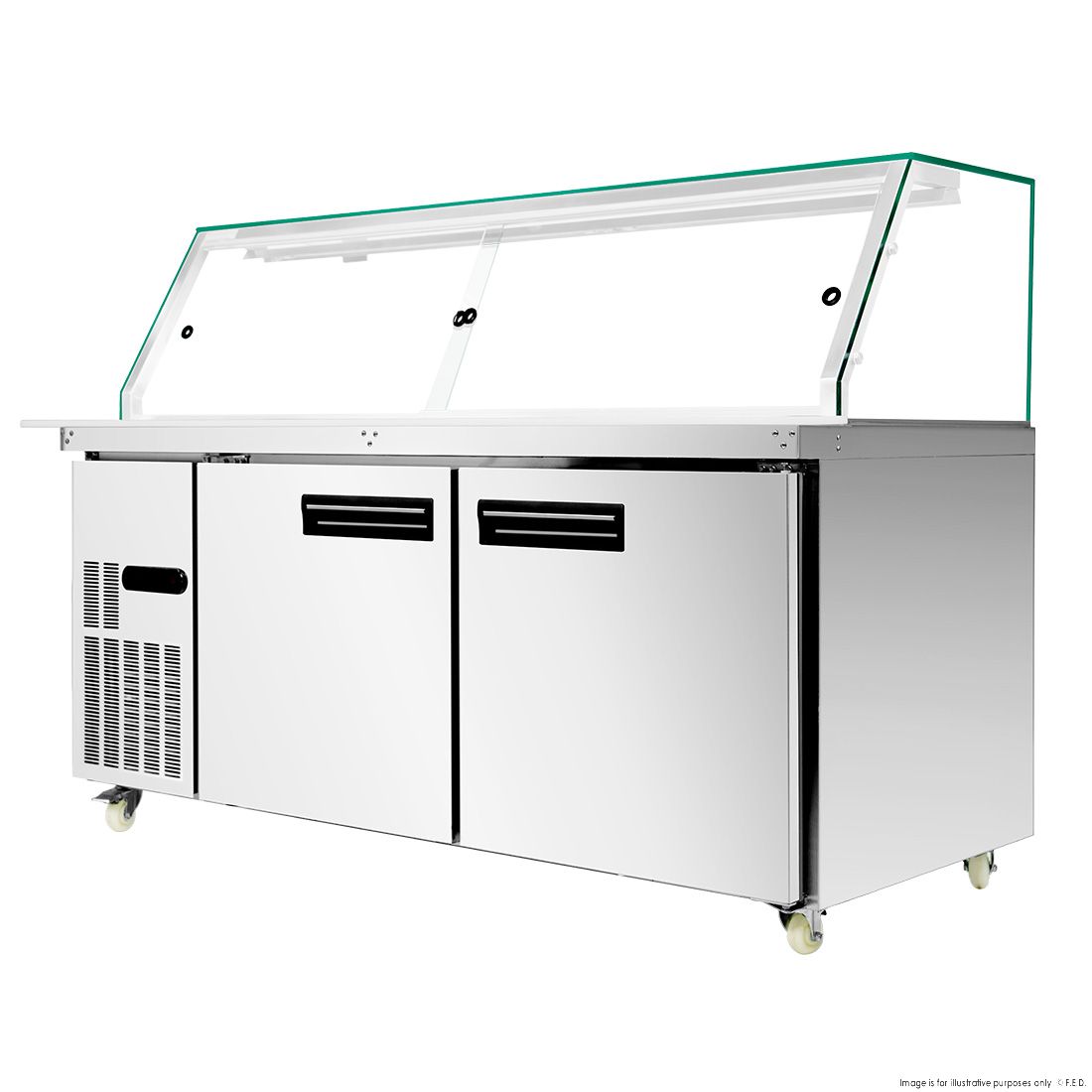 Thermaster Cold Salad & Noodle Bar 5x1/1 GN Pans PG180FA-XG