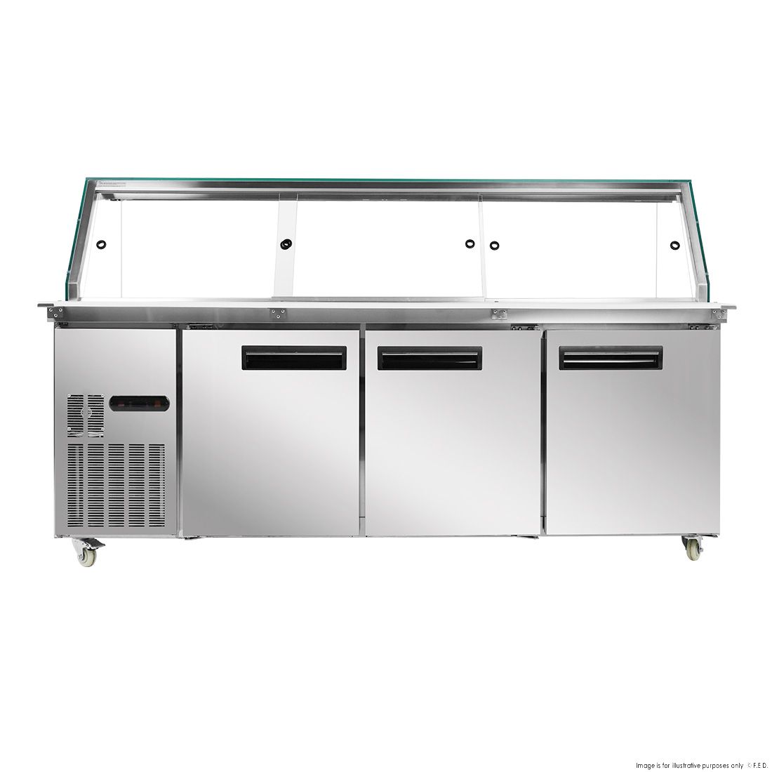 Thermaster Cold Salad & Noodle Bar 6x1/1 GN Pans PG210FA-XG