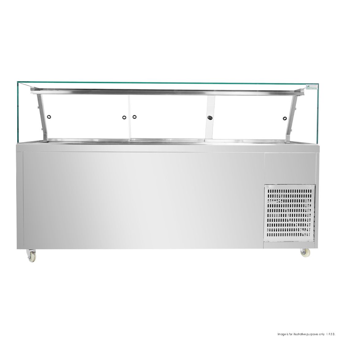 Thermaster Cold Salad & Noodle Bar 6x1/1 GN Pans PG210FA-XG