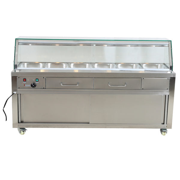 2NDs: Thermaster Heated Bain Marie Food Display PG210FE-YG-NSW1856