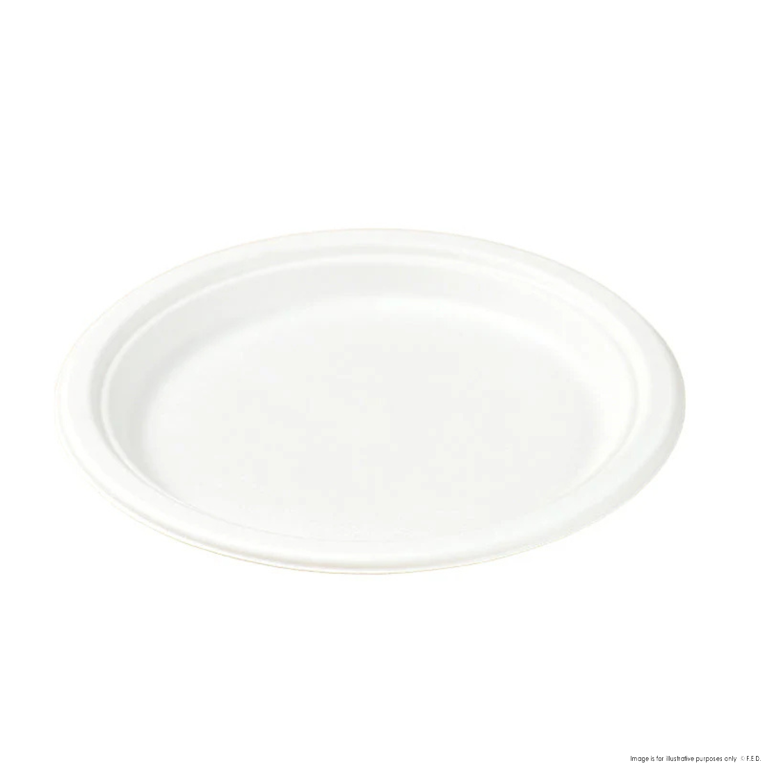 PakMax 10" Sugarcane Round Plate,Ø258*20.5mm - PL-R10