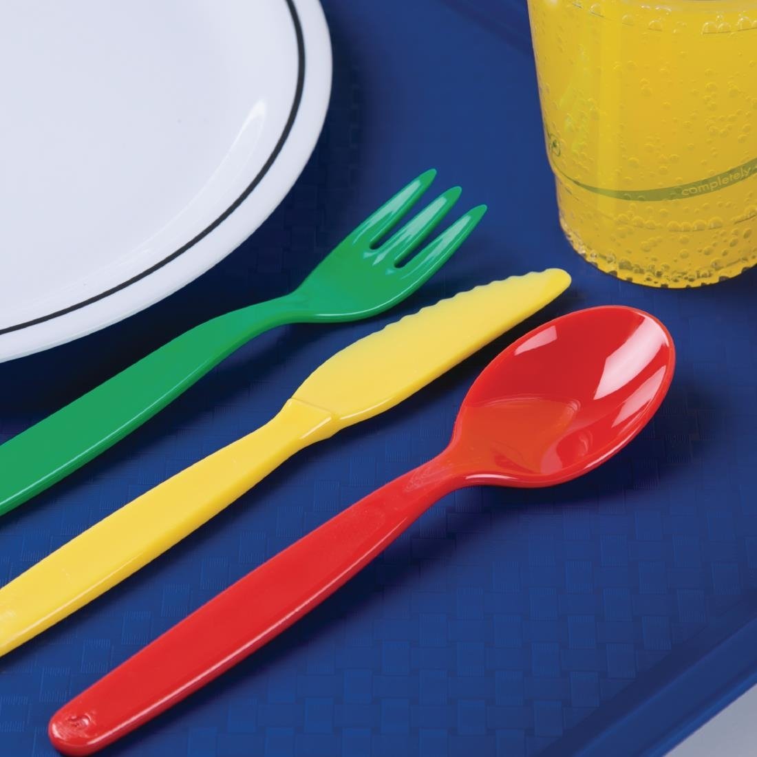 Olympia Kristallon Polycarbonate Fork Green (12 Pack) - DL120