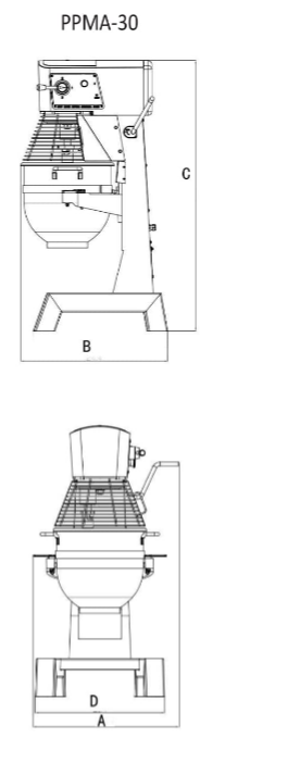 Prepal 30L Heavy Duty Planetary Mixer