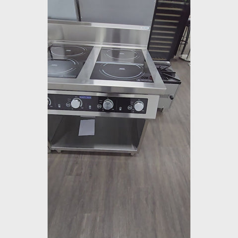 Electmax 700 Series Induction 4-Burner Cooker with Splashback EIC7-800P