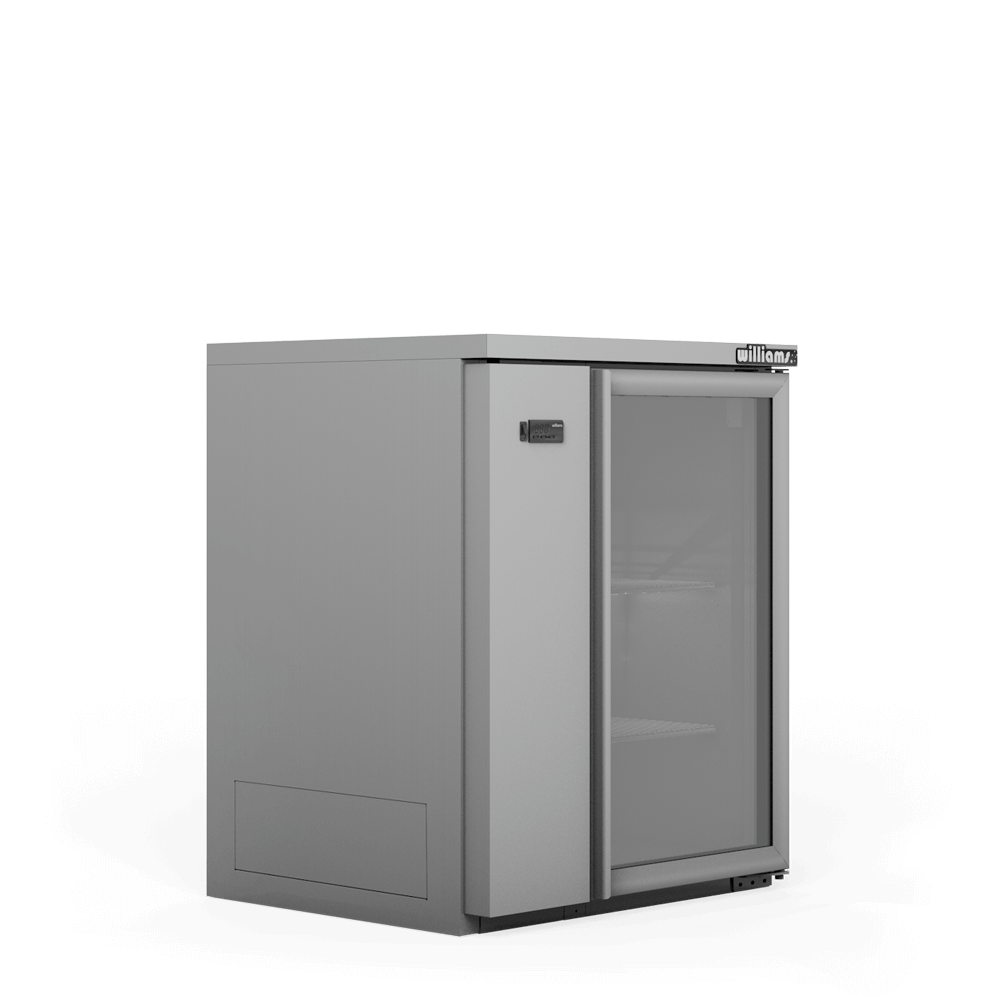 Williams Cameo - One Door Stainless Steel Remote Back Bar Counter Display Refrigerator HC1RGS