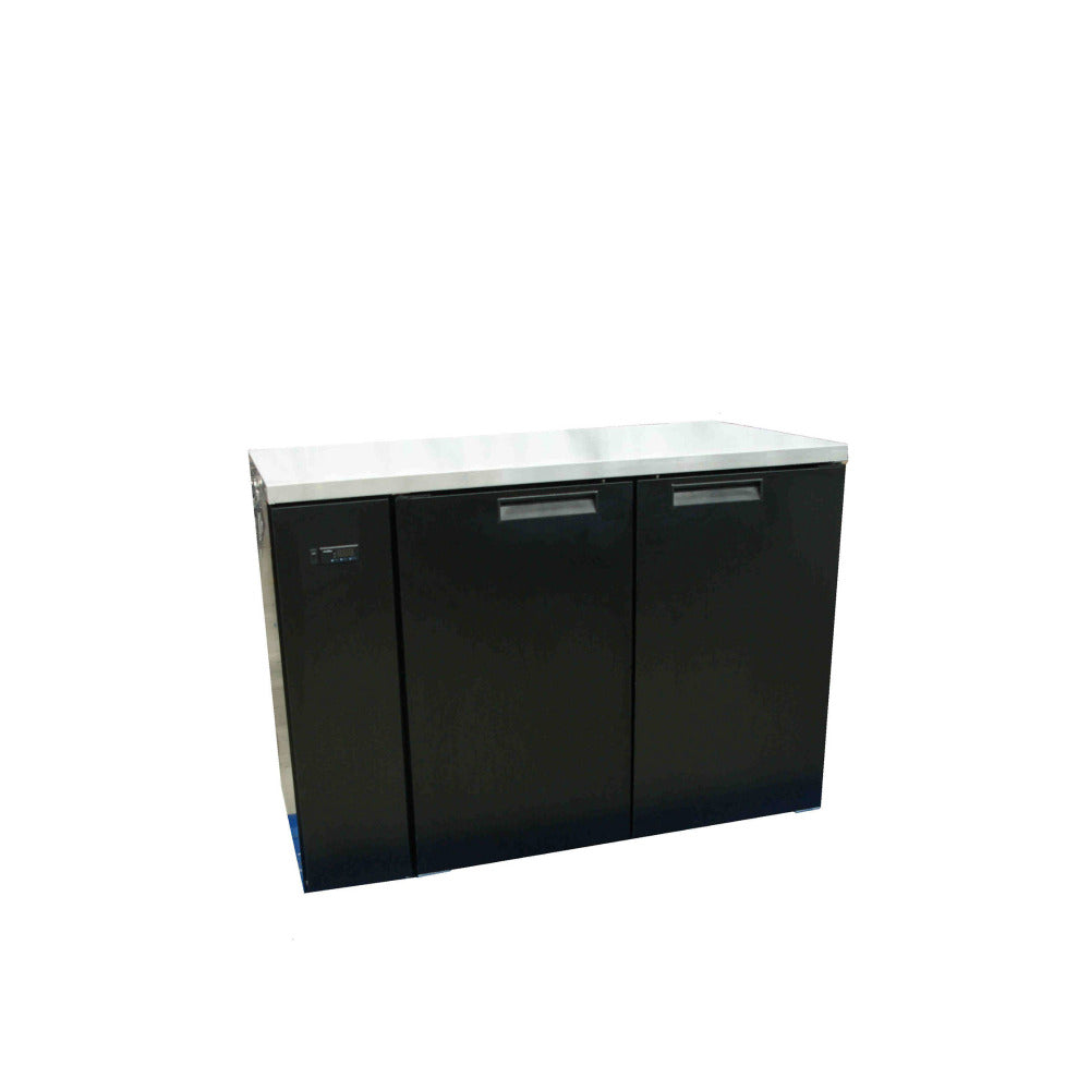 Williams Cameo - Two Door Black Colorbond Remote Back Bar Counter Display Refrigerator HC2RSB