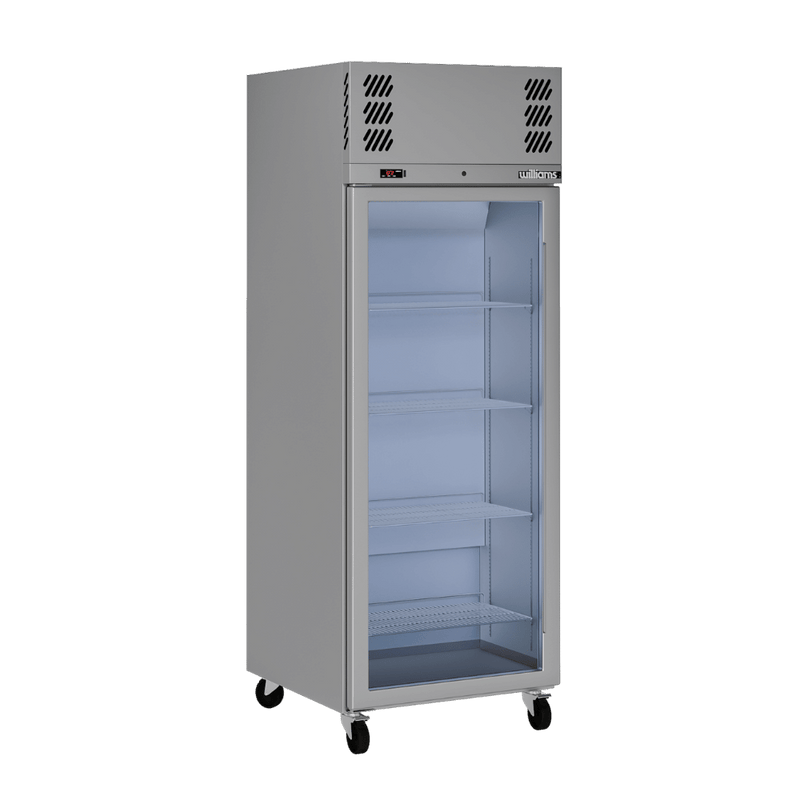 Williams Pearl - One Door Stainless Steel Upright Display Freezer