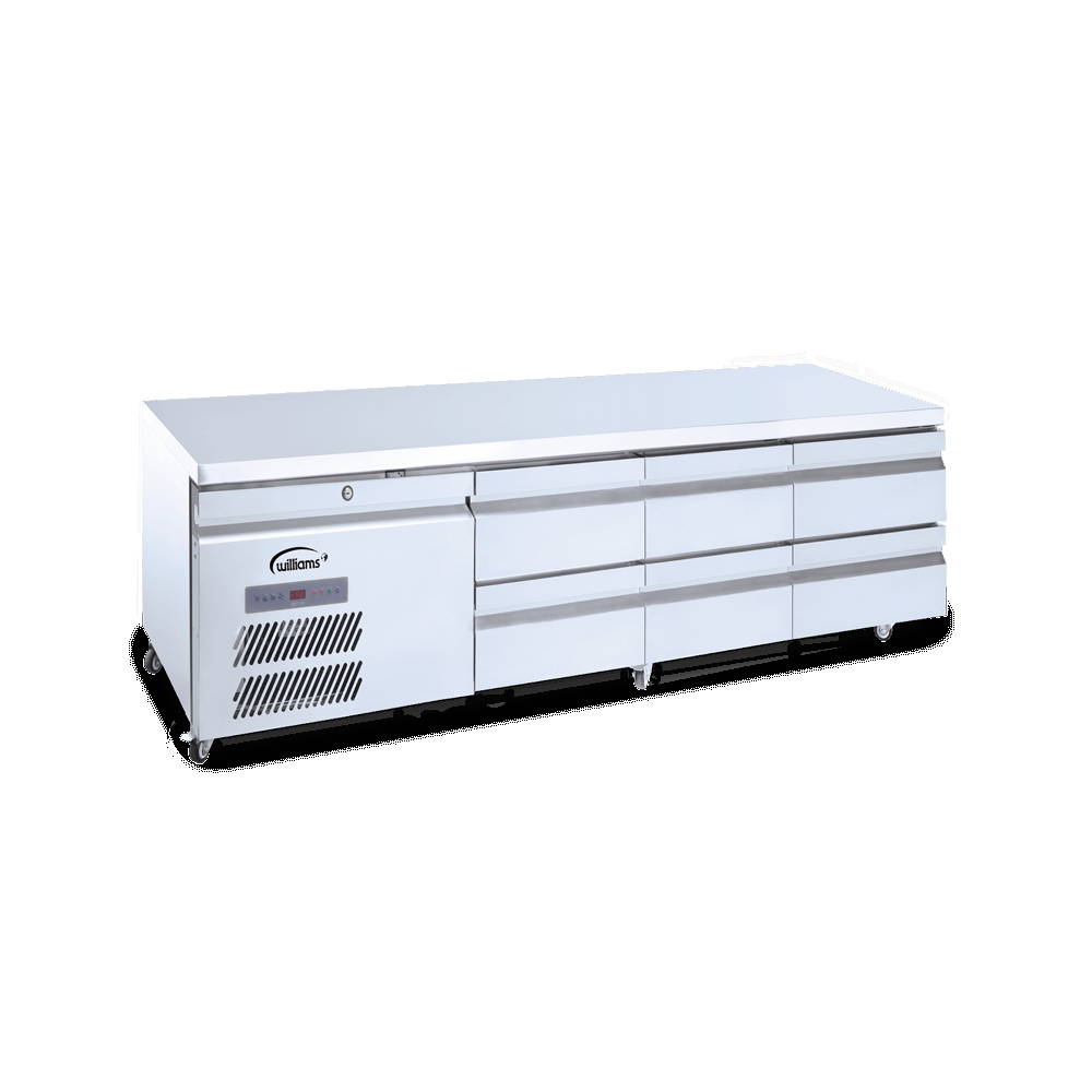 Williams Under Broiler Counter - Six Drawer Self Contained Lowline Refigerator