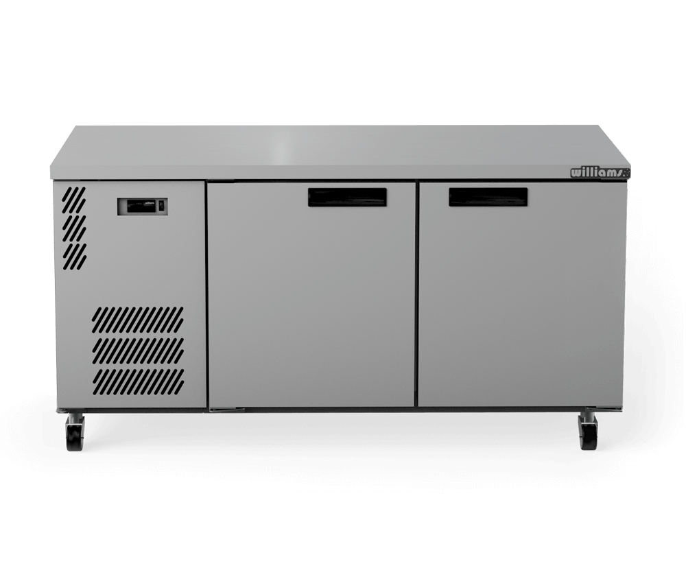 Williams Boronia 2 Solid Door Fridge - Stainless Steel HB2USSHC