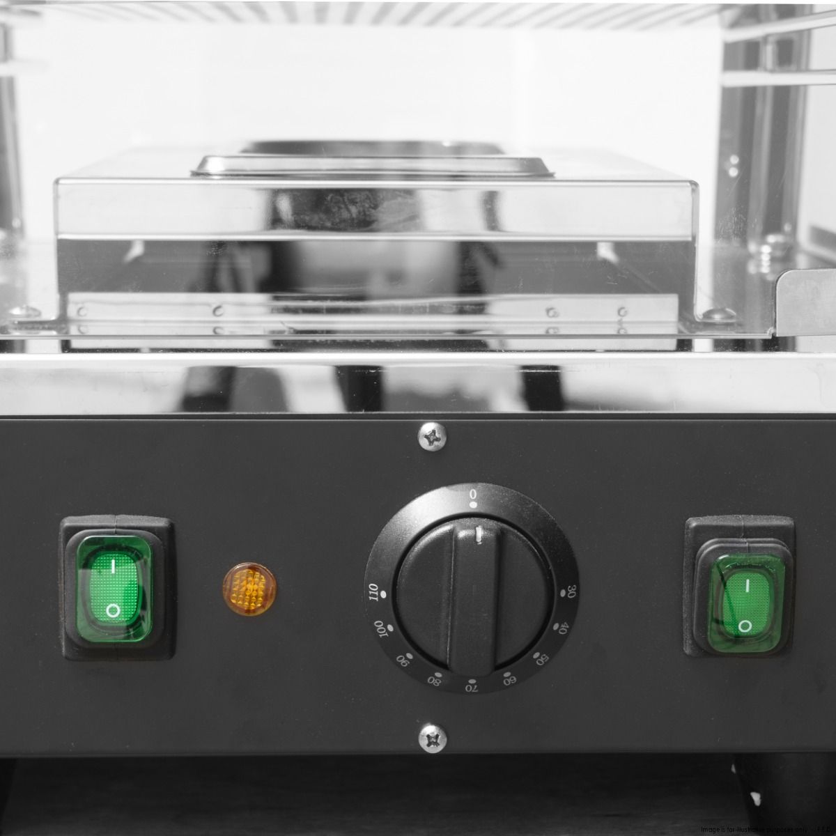 Benchstar All Stainless Steel Pie Warmer And Hot Food Display 40 Pies PW-RT/380/TGE