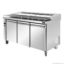 Thermaster Three Door Deluxe Pizza Prep Bench PWB150