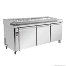 Thermaster Three Door Deluxe Pizza Prep Bench PWB180