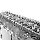 Thermaster Three Door Deluxe Pizza Prep Bench PWB180