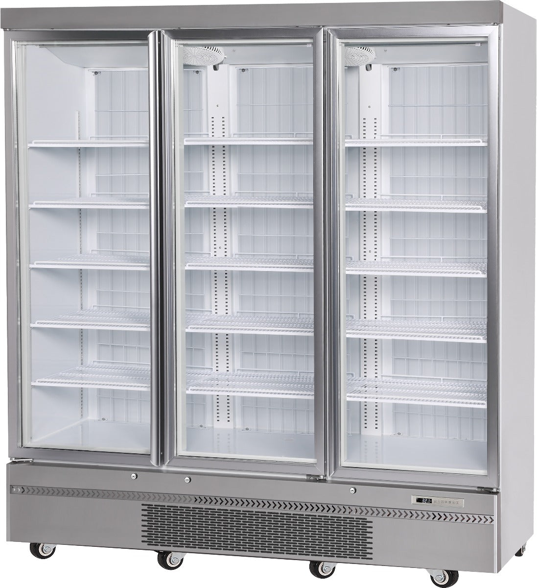 Snowman Three Glass Door Bottom Mounted Freezer Q1500FWB