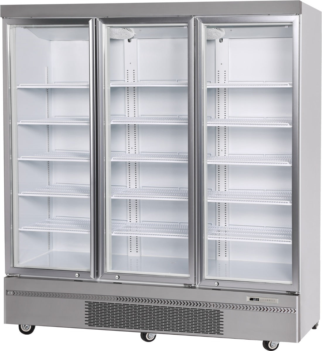 Snowman Three Glass Door Bottom Mounted Fridge Q1500RWB