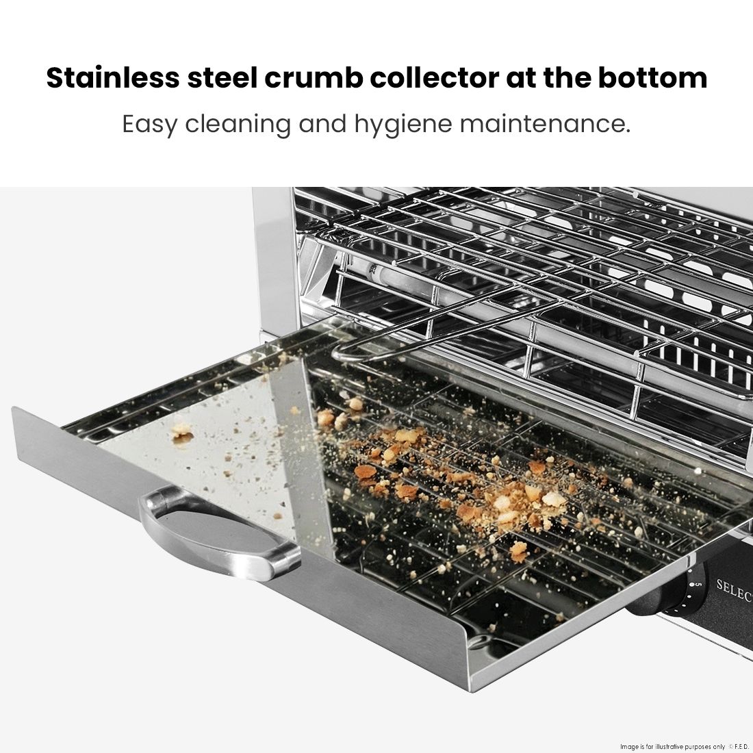 Benchstar Single Infrared Quartz Element Salamander Griller Toaster And Timer QT-1