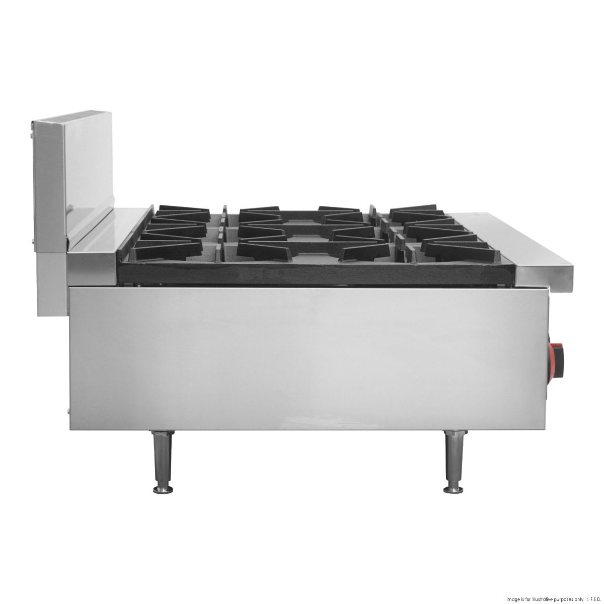 GasMax Gas Cook Top 6 Burners Lpg With Flame Failure RB-6ELPG