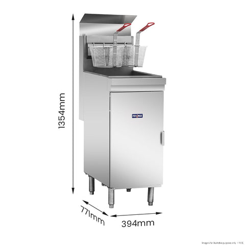 FryMAX Superfast Natural Gas Tube Fryer RC400E