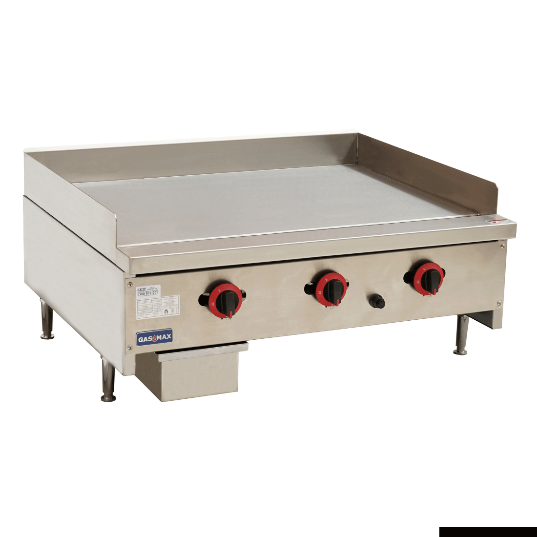 GasMax Three Burner Griddle Lpg RGT-36ELPG