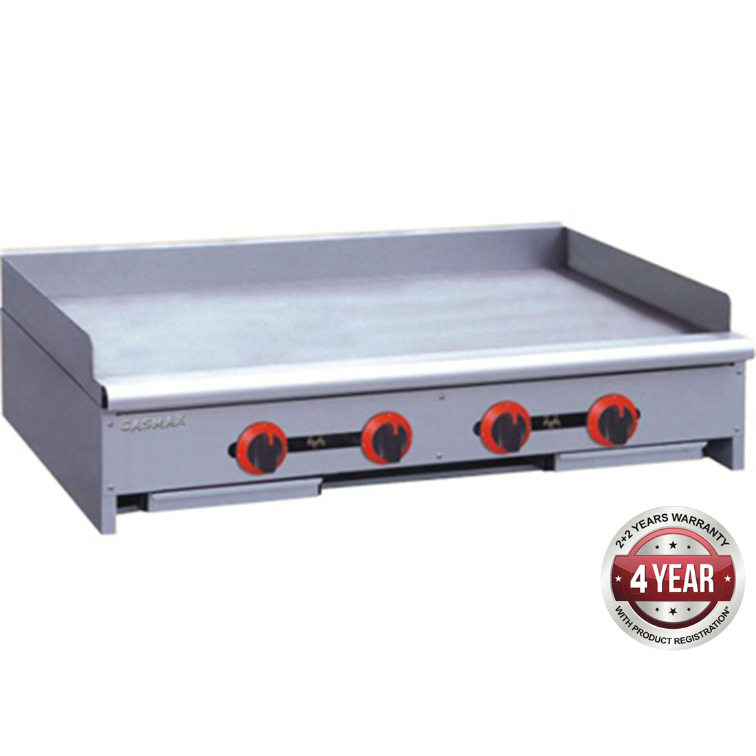 GasMax RGT-48E Four Burner Griddle - Natural Gas/LPG