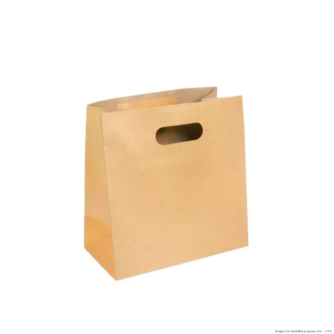 PakMax Small Die Cut Handle Kraft Paper Bags - RPPB-120-S