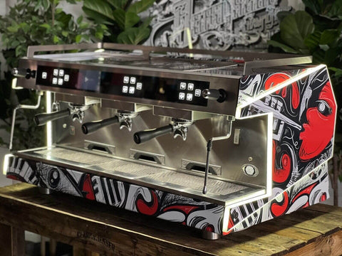Wega Urban - 3 Group Commercial Espresso Machine - Custom Wrap